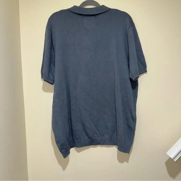 Men’s Threadbare Brand  NWT Casual Blue Cotton Plus Size Polo Shirt Size XXL NEW - Picture 12 of 15